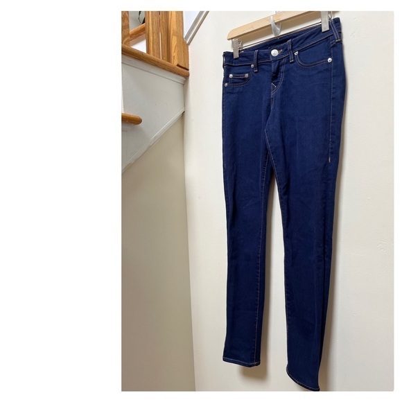 True Religion Halle Flag Embroidery Label Skinny Jean See Description Runs Small - Picture 4 of 11